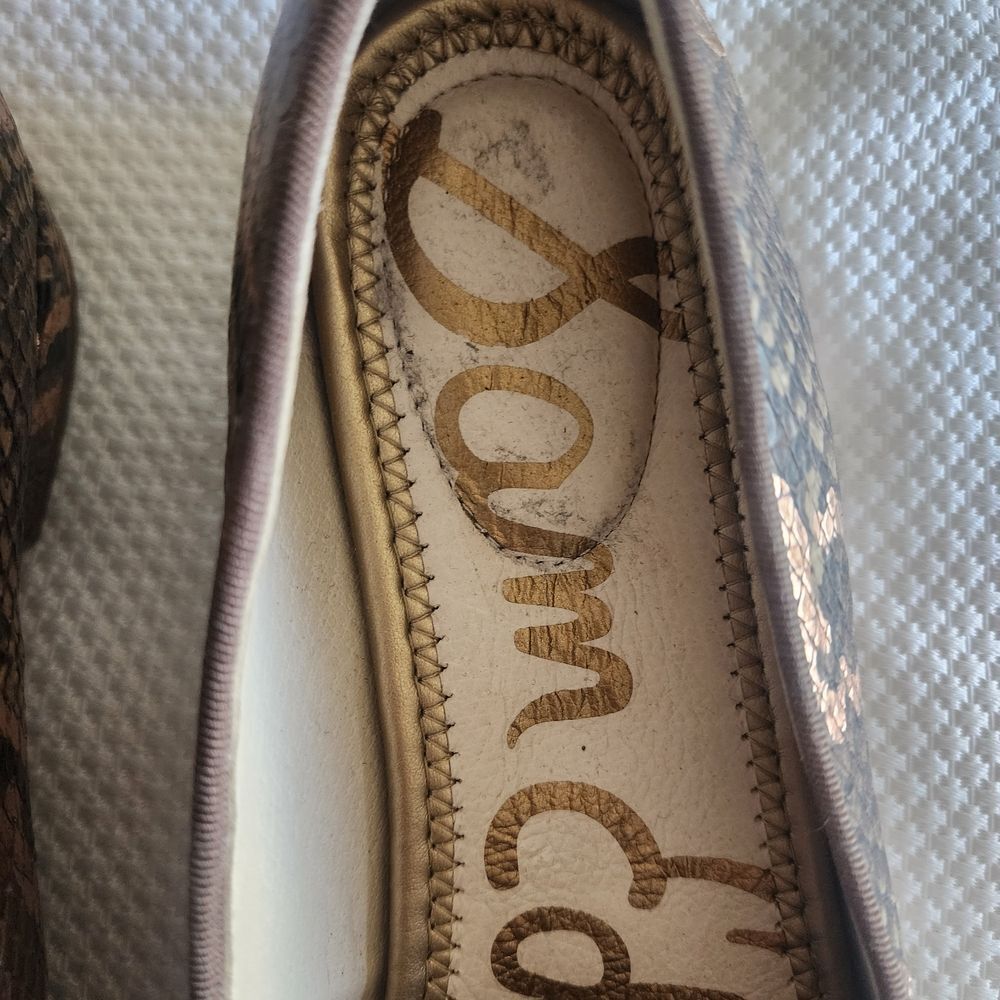 Sam Edelman Women's Snake Print Loafers - Picture 3 of 8